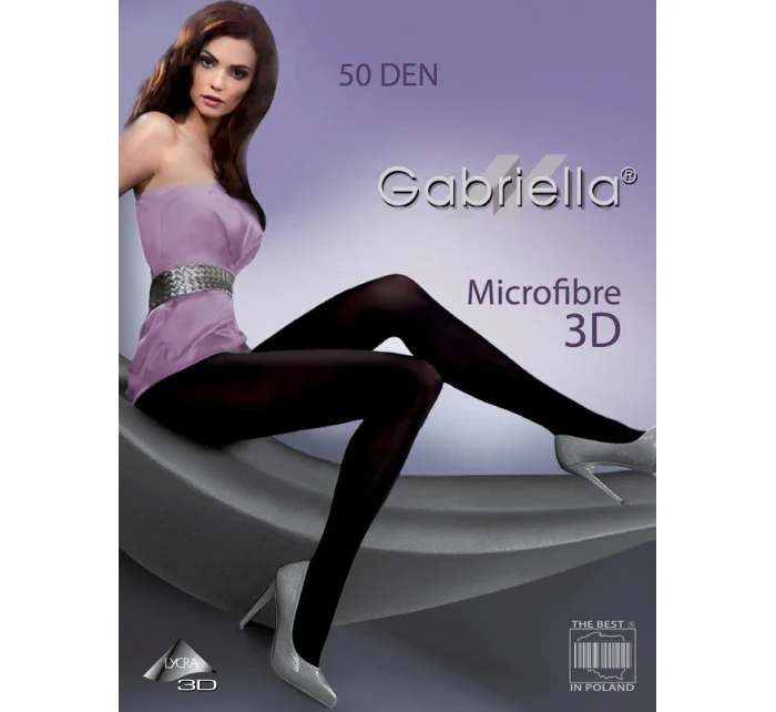 Dámské punčochové kalhoty Gabriella Microfibre 3D 120 50 den