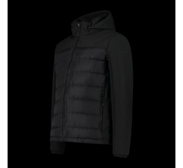 CMP pánska zimná bunda s kapucňou športová zateplená čierna (34K0147/E910) pánska