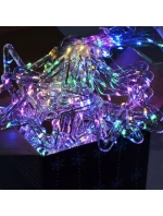 Svetelné závesy na vianočný stromček 120x120 CM 235LED MULTIKOLOR STARS