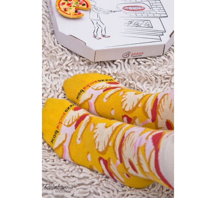 Duhové ponožky 1 pár  ponožek na model 21606673 - ZOOKSY/RAINBOW SOCKS