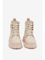 Dívčí kotníkové boty s ouškem s kožešinou LOVE béžové Rosaira Dívčí kotníkové boty s ouškem s kožešinou LOVE béžové Rosaira