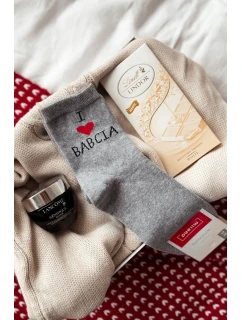 Dámské ponožky S I Love Šedé model 21875897 - Milena