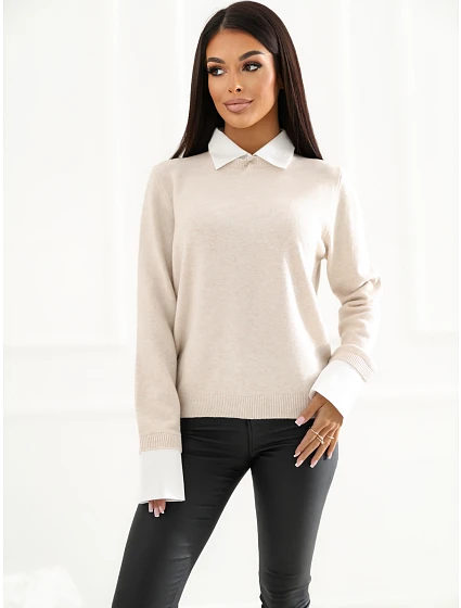 Sweter IR SW G996.02 beżowy Sweter IR SW G996.02 beżowy