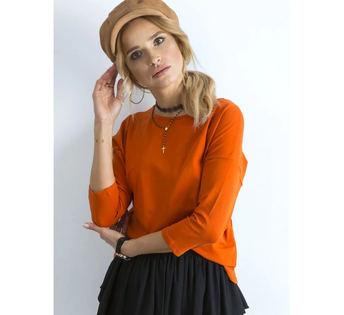 Blúzka RV BZ 4661.43P tmavo oranžová