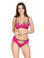 Dámska podprsenka DOTS BALCONETTE 19110 pink - Mediolano