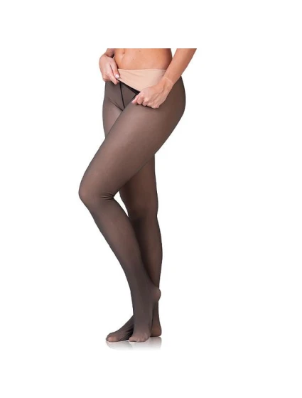 Dámske teplé pančuchy 80 DEN WARM & TRANSPARENT 80 DEN - BELLINDA - čierna