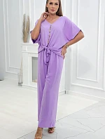 Súprava blúzky a nohavíc svetlo fialová