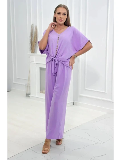 Súprava blúzky a nohavíc svetlo fialová Súprava blúzky a nohavíc svetlo fialová