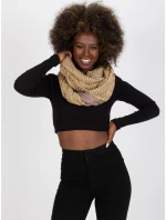 Dámsky tunelový šál AT KM S 6221 tmavo lila