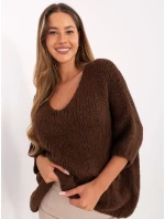 Jumper IT SW 7703.70 hnědý Jumper IT SW 7703.70 hnědý