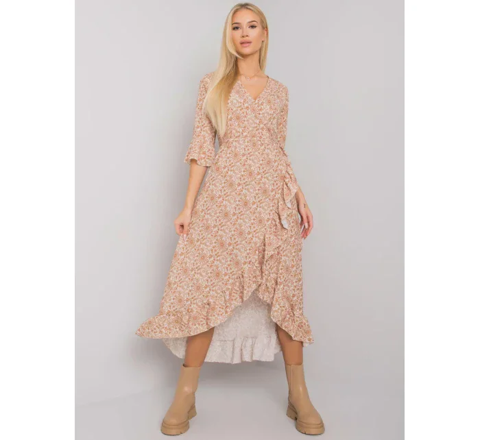 Šaty TW SK BI 24502 3.46P béžová Šaty TW SK BI 24502 3.46P béžová