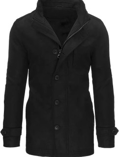 Čierny pánsky kabát Dstreet CX0435