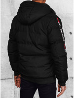 Pánska čierna prešívaná zimná bunda Dstreet TX4615