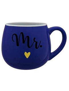 MR. - modrý keramický hrnček 300 ml