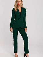 Dámske sako K141 tmavo zelené - Makover