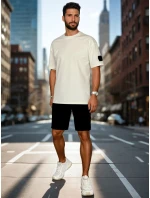 Pánská bílá souprava Dstreet model 21988659 - FashionStreet