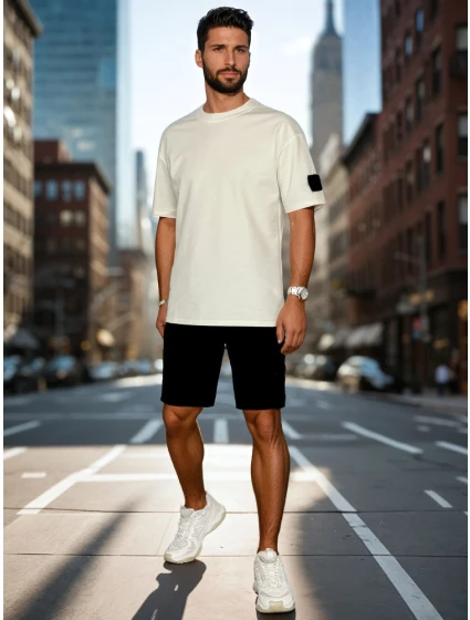 Pánská bílá souprava Dstreet model 21988659 - FashionStreet