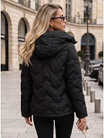 Dámská černá bunda FashionStreet TY5943 Dámská černá bunda FashionStreet TY5943