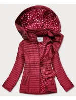 Červená dámská bunda s podšívkou model 17099655 - Andrea Lee
