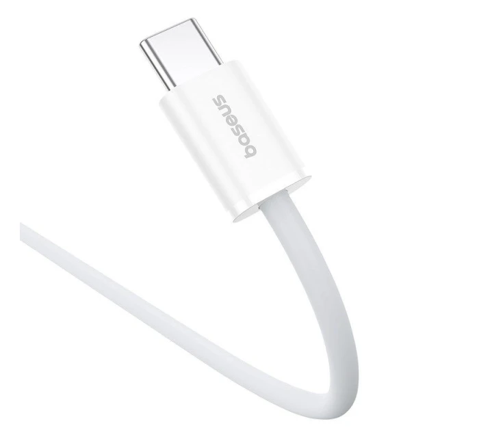 Kábel Baseus Superior typu C-Type C 30W 2m (biely)