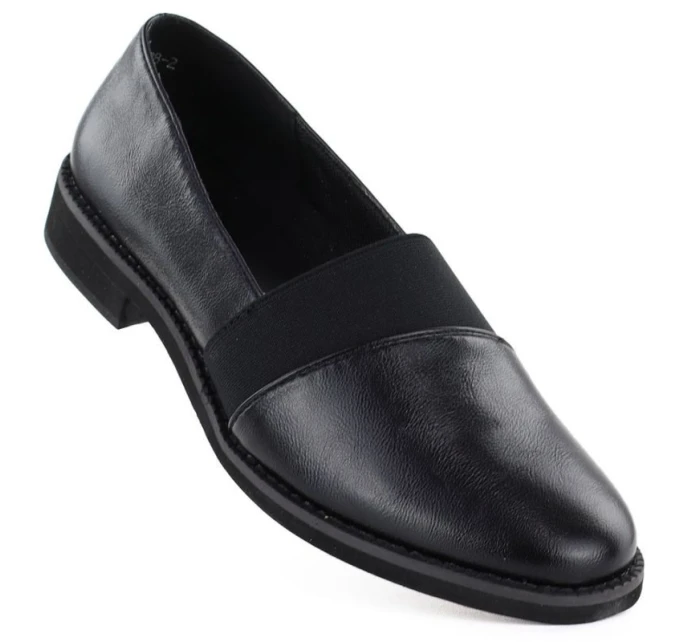 Dámske čierne poltopánky Jezzi RMR25128