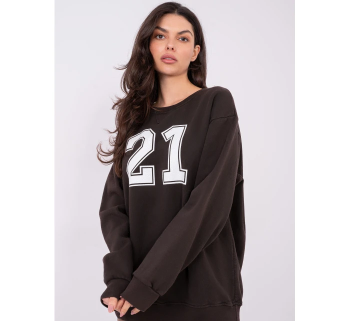 Bluza WT BL model 21859104 ciemny brązowy - FPrice