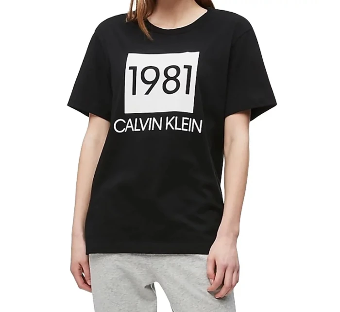 Dámske tričko s krátkym rukávom QS6343E-001 - Calvin Klein Dámske tričko s krátkym rukávom QS6343E-001 - Calvin Klein