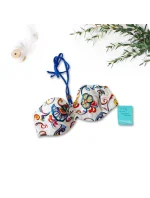 Vrchný diel plaviek B1916-60013 Cream and Blue - Selmark