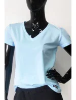 Dámská halenka s krátkým rukávem Dámská halenka s krátkým rukávem