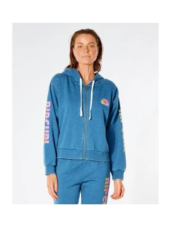 Mikina RIP CURL Wave Shapers Zip Through - modrá