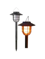 SOLÁRNA LAMPA S EFEKTOM PLAMEŇA 2V1 6LED SMD