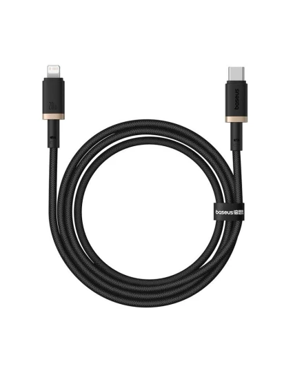 Kábel Baseus Dura typ C 20W 1m (čierny/zlatý)