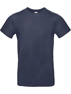 B&C #E190 Tričko z těžké bavlny 01.003T navy blue
