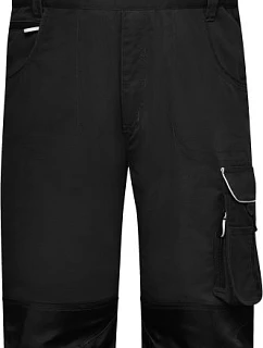 JN (62) Pracovní kalhoty s laclem Solid 02.X black model 22493278 - Daiber