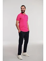Pánské elastické piqué polo 10. fuchsia model 22473908 - Russell Athletic Pánské elastické piqué polo 10. fuchsia model 22473908 - Russell Athletic