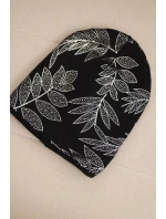 Dámska zimná vlnená čiapka s dvojitým okrajom K426 oranžová