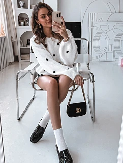 Lakované dámské mokasiny s třásněmi Černé Galera