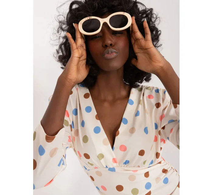 Sukienka DHJ SK model 20742486 jasny beżowy - FPrice