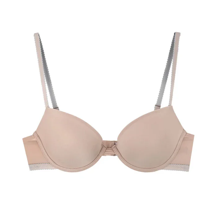 Podprsenka push-up Microfiber 162394 CC235 03050 telová - Emporio Armani Podprsenka push-up Microfiber 162394 CC235 03050 telová - Emporio Armani