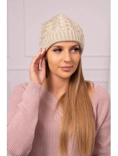 Dámska čiapka Kalina K362 light beige