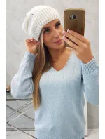 Dámska čiapka Ingrid K371 biela Dámska čiapka Ingrid K371 biela