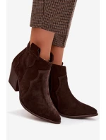 Kožené kožené boty Z model 22035877 - Zazoo Kožené kožené boty Z model 22035877 - Zazoo