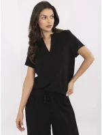 Blúzka D73761M11173A čierna