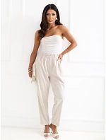 Spodnie RV SP model 22109769 jasny beżowy - FPrice