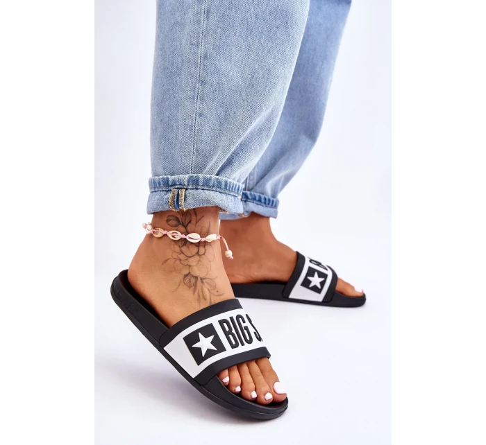 Dámské klasické pantofle Big Star LL274739 Černá Dámské klasické pantofle Big Star LL274739 Černá