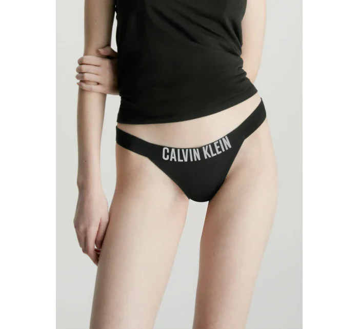 Dámske plavkové nohavičky KW0KW01984 BEH black - Calvin Klein