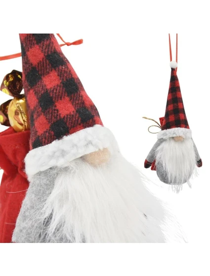 DEKORATÍVNY ŠKRIATOK S DARČEKOVOU TAŠKOU 20CM