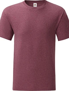 Iconic 150 T Pánské tričko model 22413488 heather burgundy - Fruit of the Loom