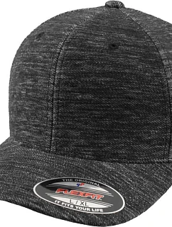 Flexfit 6277TK 6-panelová čiapka s kšiltom „Twill Knit“ 55.77TK šedá