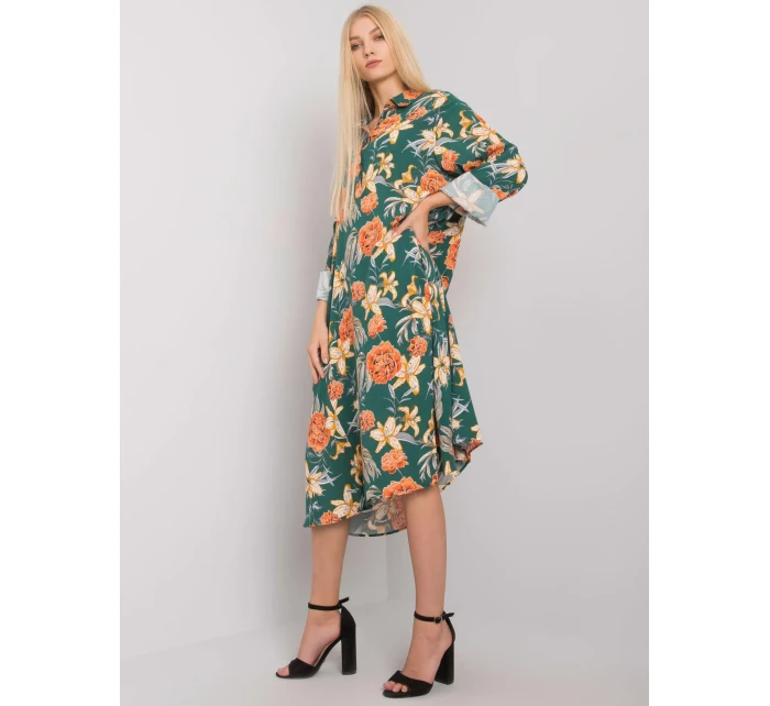 Šaty EM SK tmavě zelená model 17452346 - FPrice Šaty EM SK tmavě zelená model 17452346 - FPrice